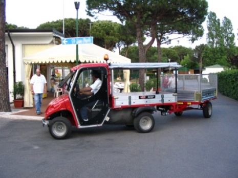 Veicoli elettrici con carrello per camping