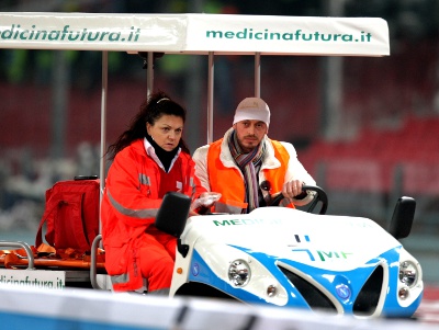 Ambulanze elettriche Alke per calcio Napoli