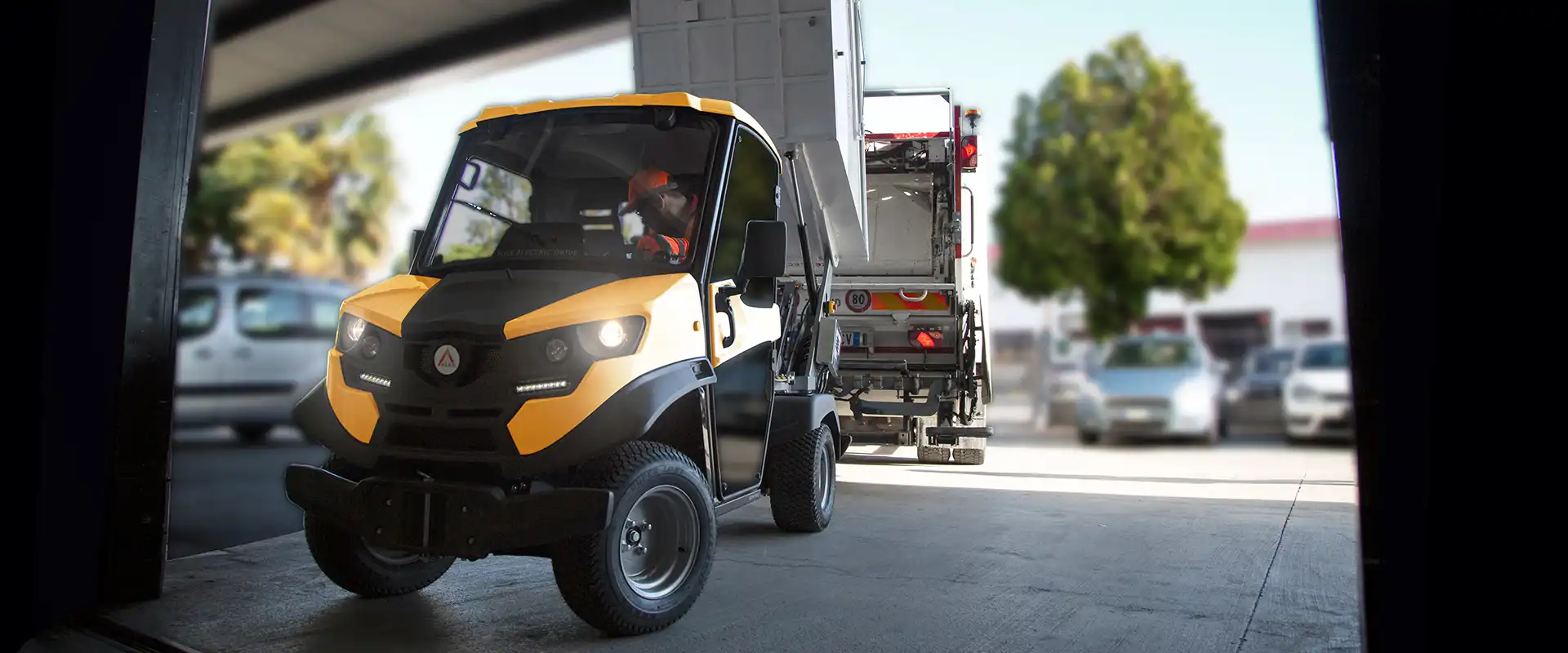 Veicoli e camion per la raccolta differenziata comuni Alke'