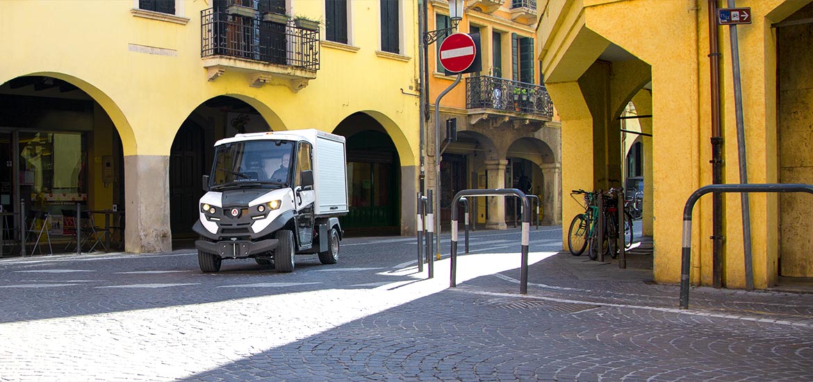 Logistica urbana sostenibile - Furgone elettrico Alke'