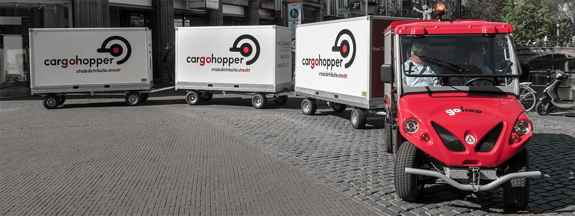 Cargohopper elettrico a Utrecht: consegne dell'ultimo miglio