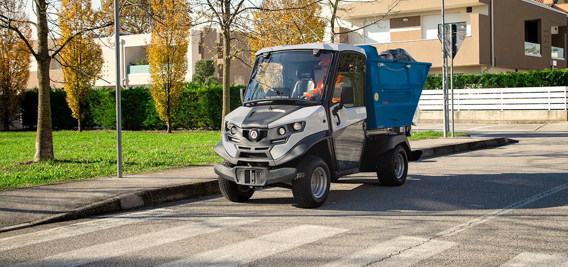 Veicoli elettrici trasporto rifiuti urbani Alke'