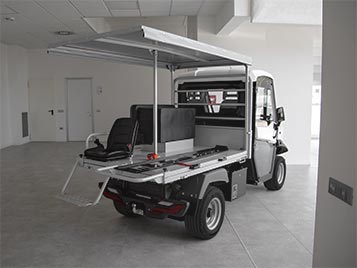 Telo parasole per modulo primo soccorso