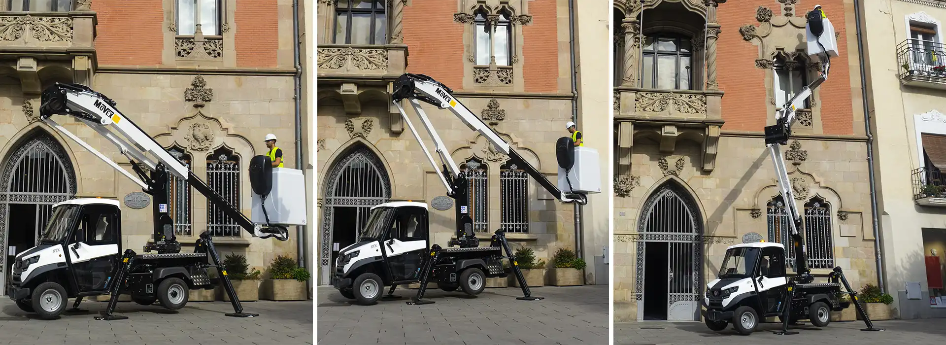 Veicoli elettrici con piattaforma aerea Alkè