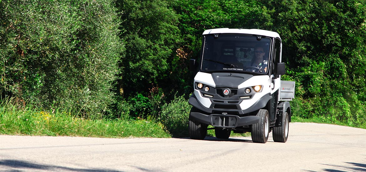 Golf car omologate con ribaltabile Alke'