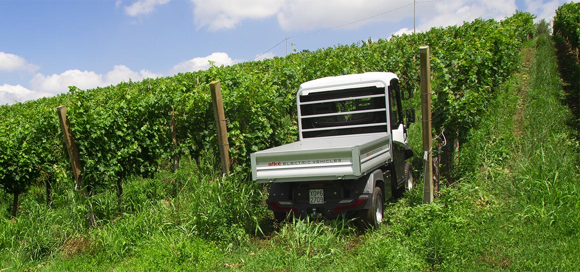 Veicolo elettrico per azienda agricola Alke'