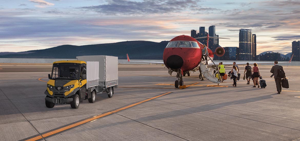 Veicoli speciali per movimentazione carichi negli aeroporti Alke'