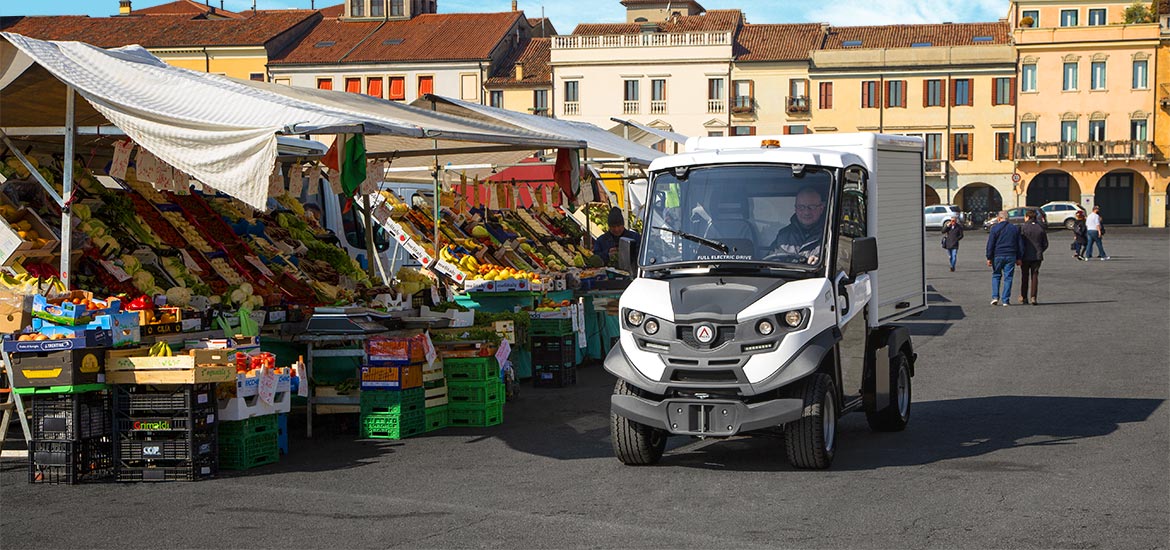 Veicolo elettrico trasporto alimenti Alke' Veicolo elettrico trasporto alimenti Alke'