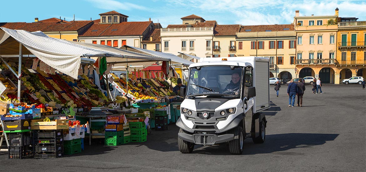 Veicolo elettrico per street food