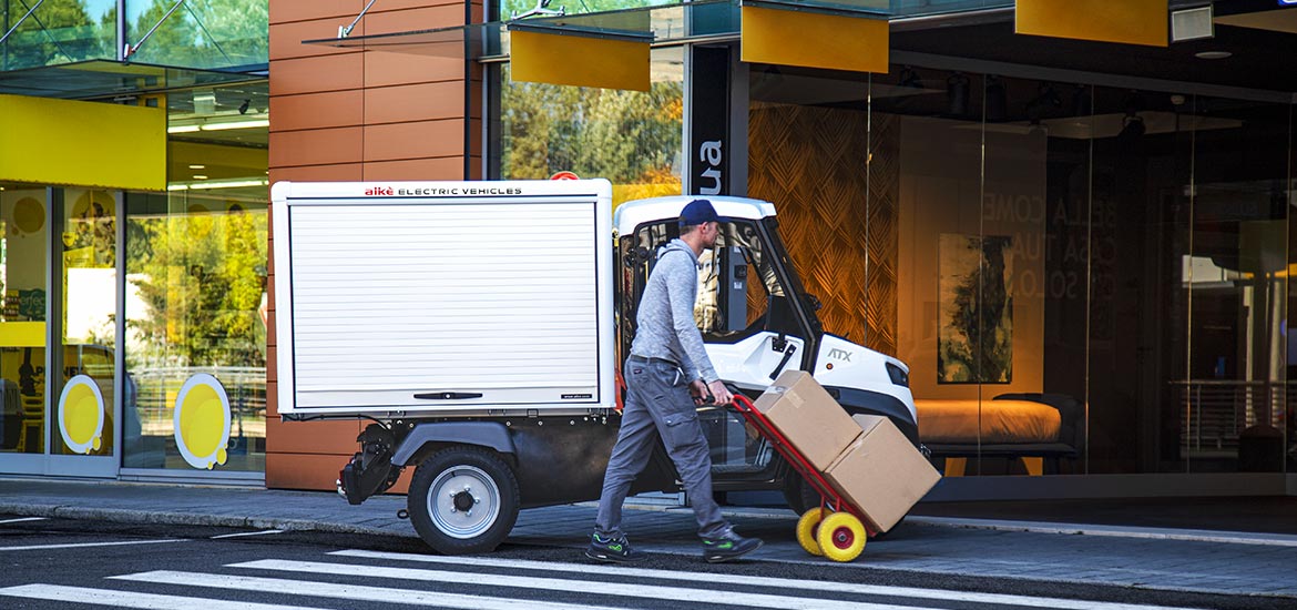 Veicoli elettrici per logistica di struttura commerciale