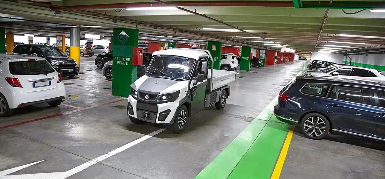 Geofence nei veicoli elettrici commerciali