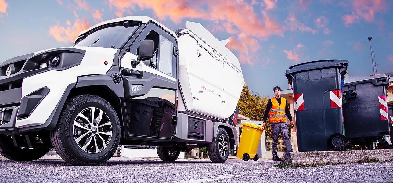 Automezzi raccolta rifiuti Alkè